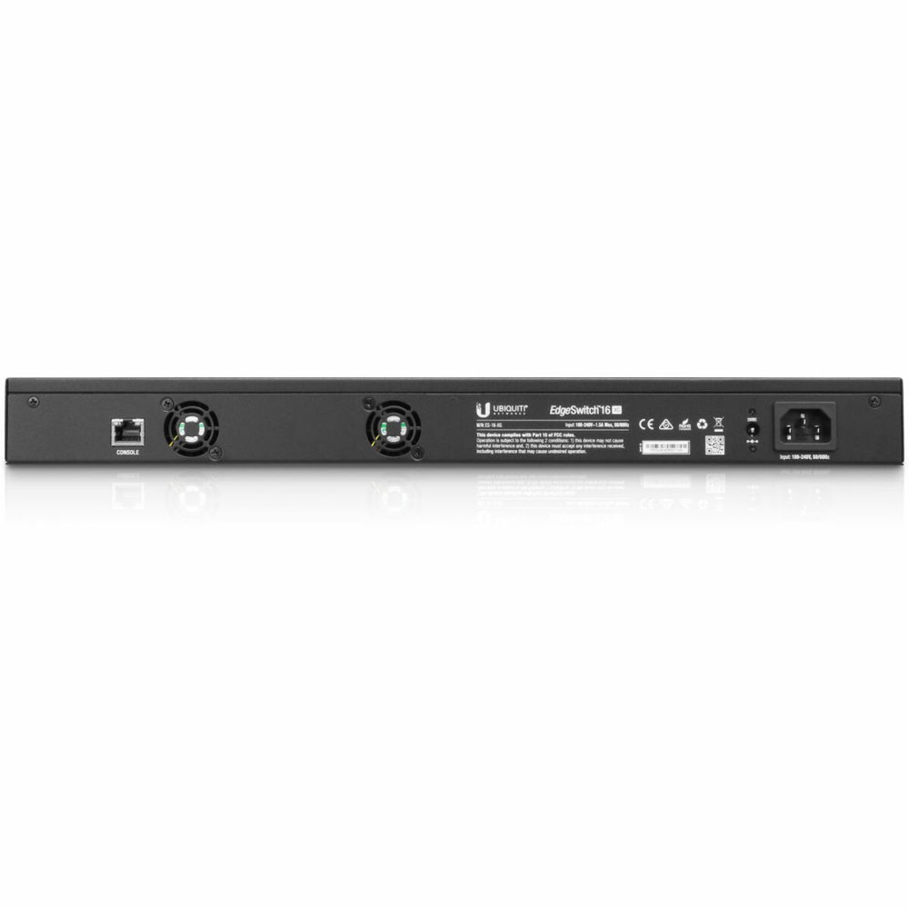 Schalter für das Netz mit Schaltschrank UBIQUITI ES-16-XG EDGE Gigabit Ethernet Schwarz