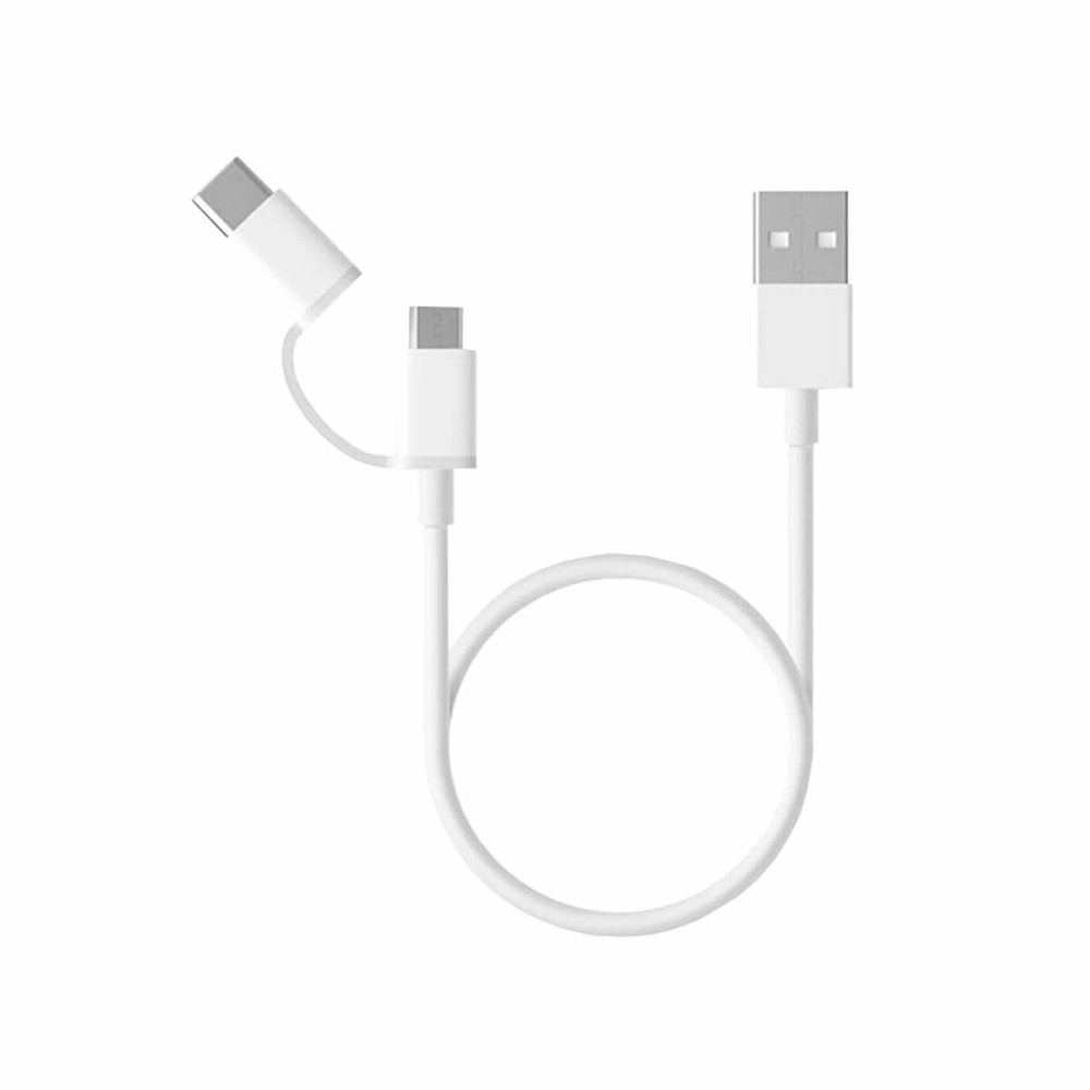 Kabel Micro USB Xiaomi Mi 2-in-1 USB Cable (Micro USB to Type C) 100cm Weiß 1 m