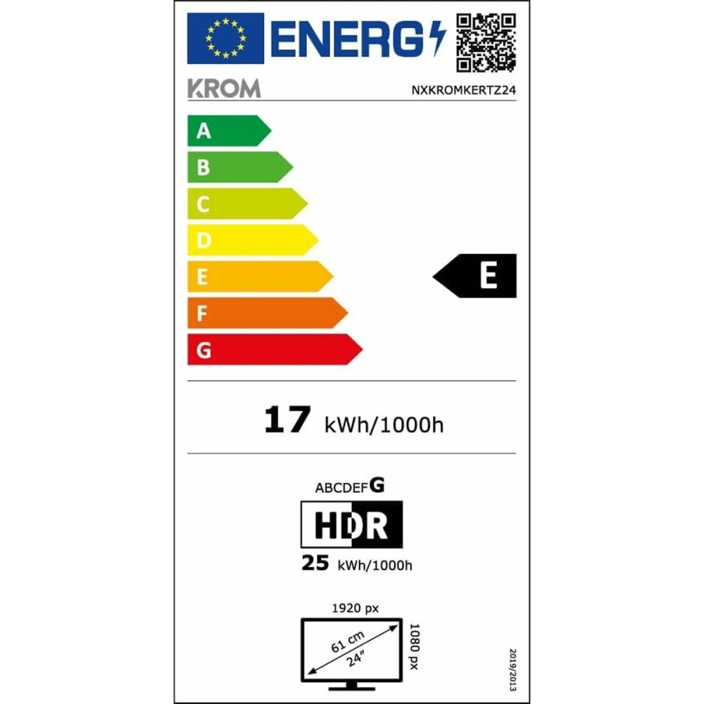 Écran Krom NXKROMKERTZ24 Full HD 23,8"