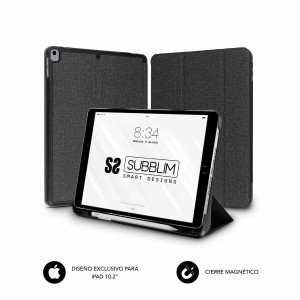 Housse pour Tablette Subblim FUNDA TABLET IPAD 10.2'' 9/8/7 Gen BLACK Noir 10,2"