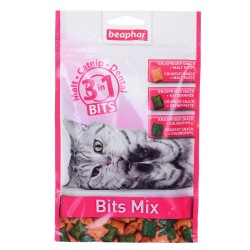 Snack für Katze Beaphar Bits Mix 150 g Süßigkeiten Katzenminze Chlorophyllin