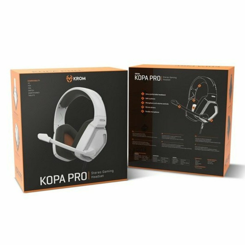 Casque Krom NXKROMKOPAPROWH Blanc