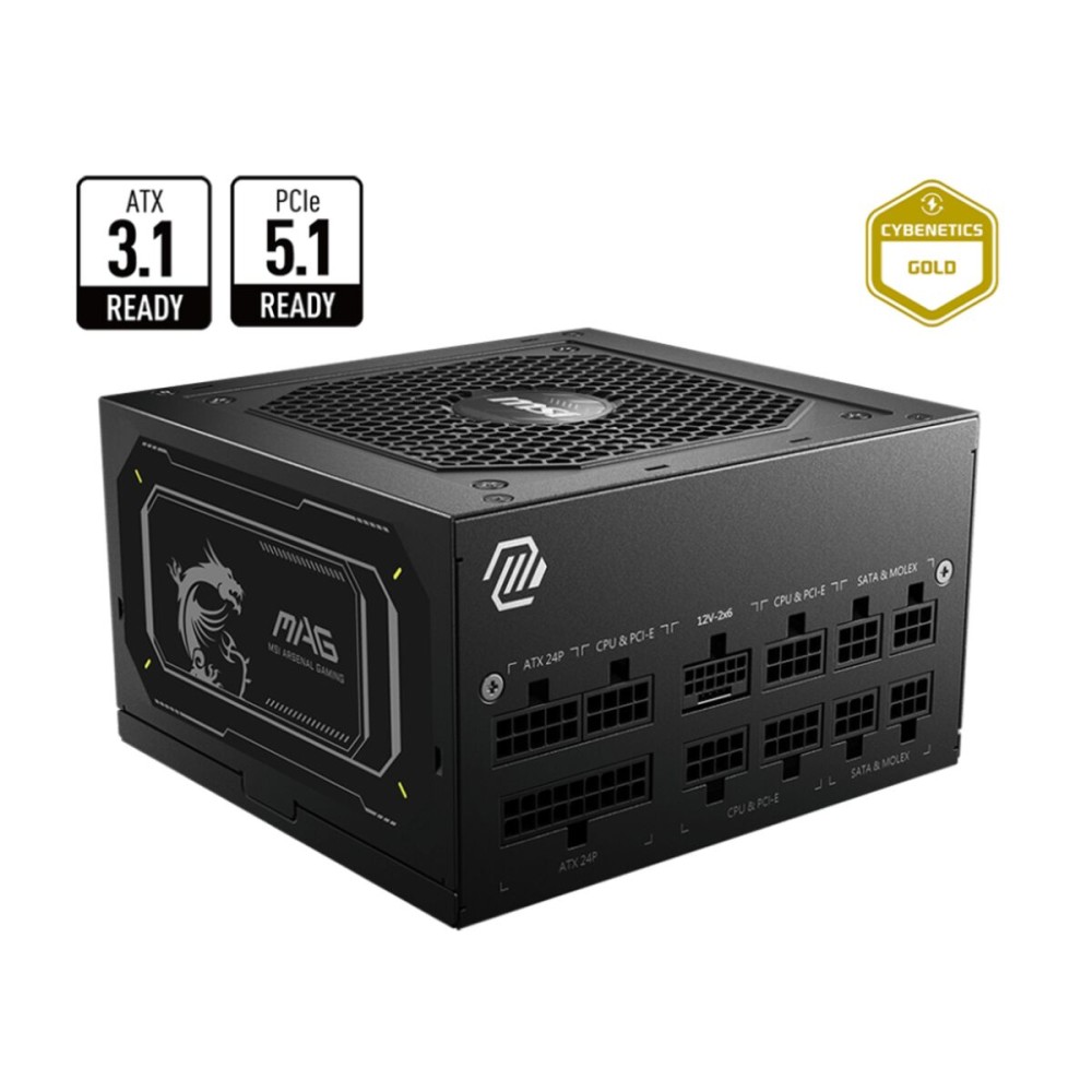 Power supply MSI 306-7ZP8E11-CE0 750 W 110 W 80 Plus Gold