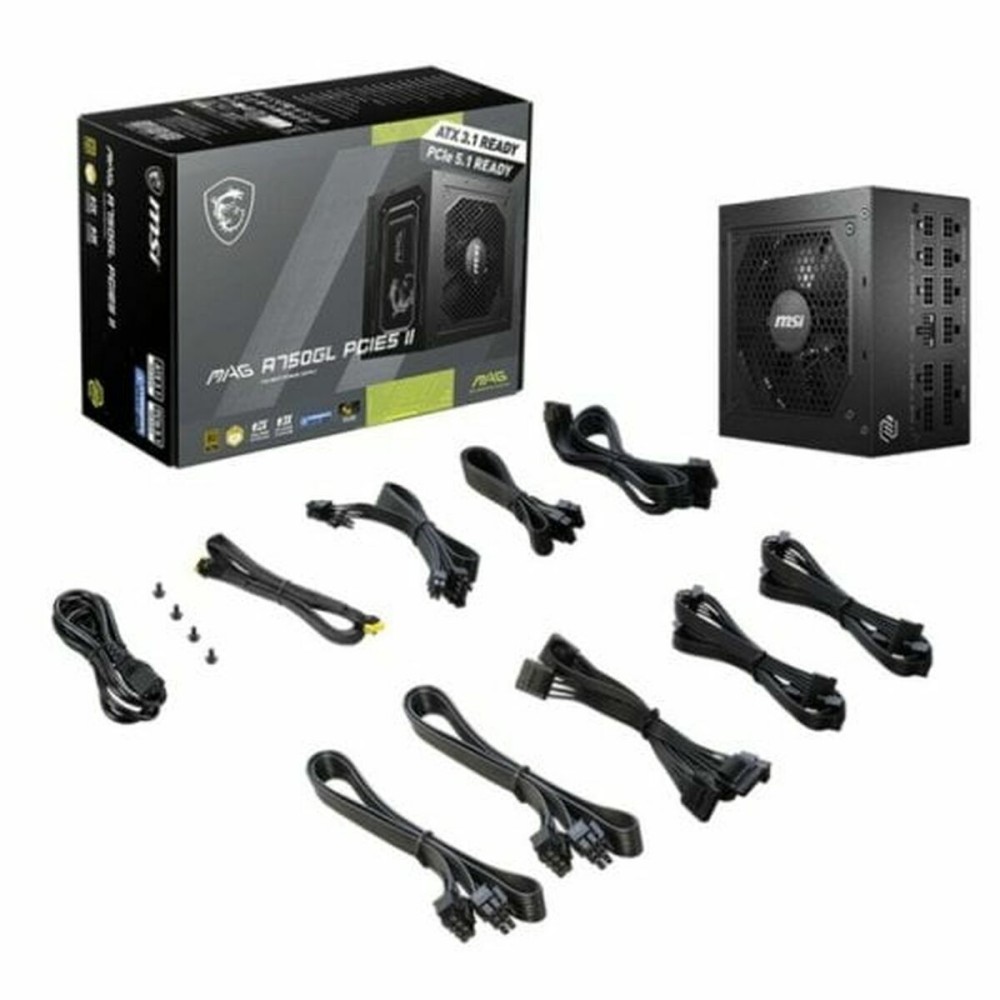 Power supply MSI 306-7ZP8E11-CE0 750 W 110 W 80 Plus Gold