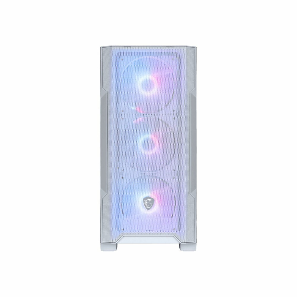 ATX Semi-tower Box MSI MAG FORGE M100R WHITE White Steel Tempered Glass