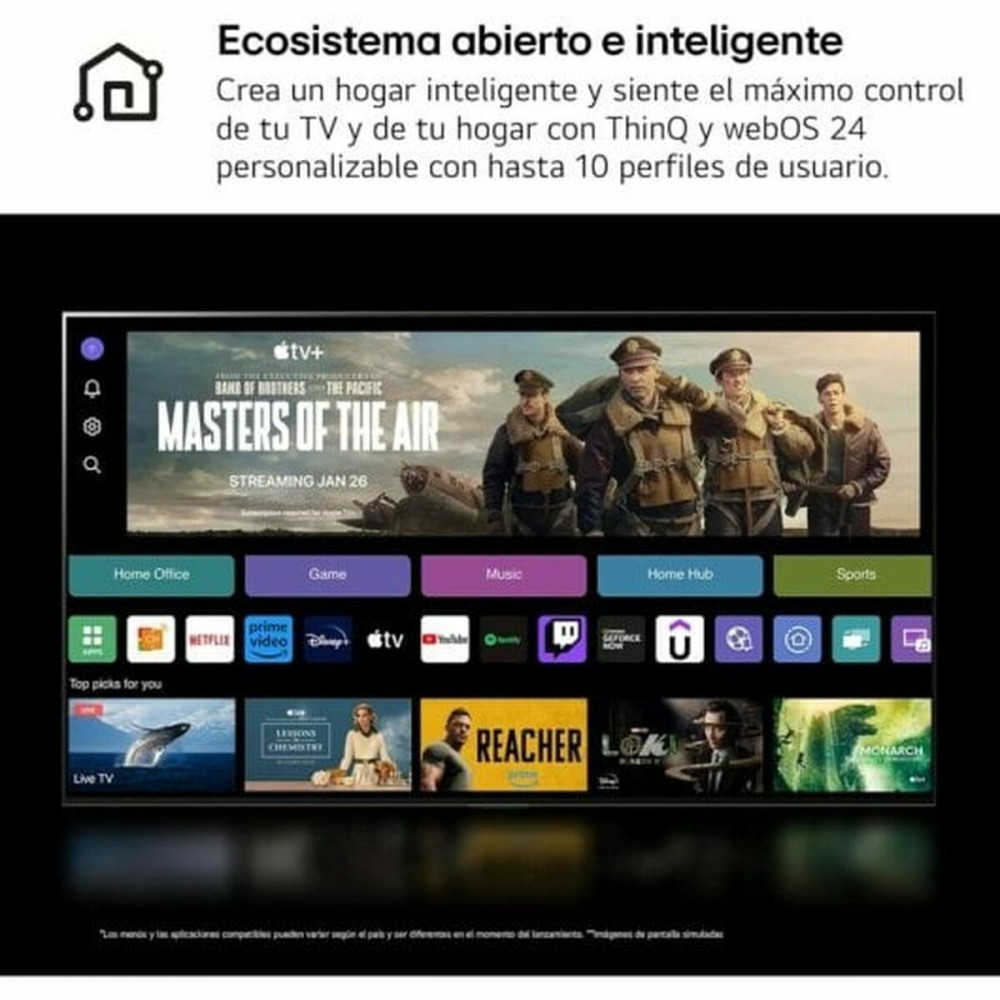 Smart TV LG OLED83C46LA 4K Ultra HD 83" HDR OLED NVIDIA G-SYNC