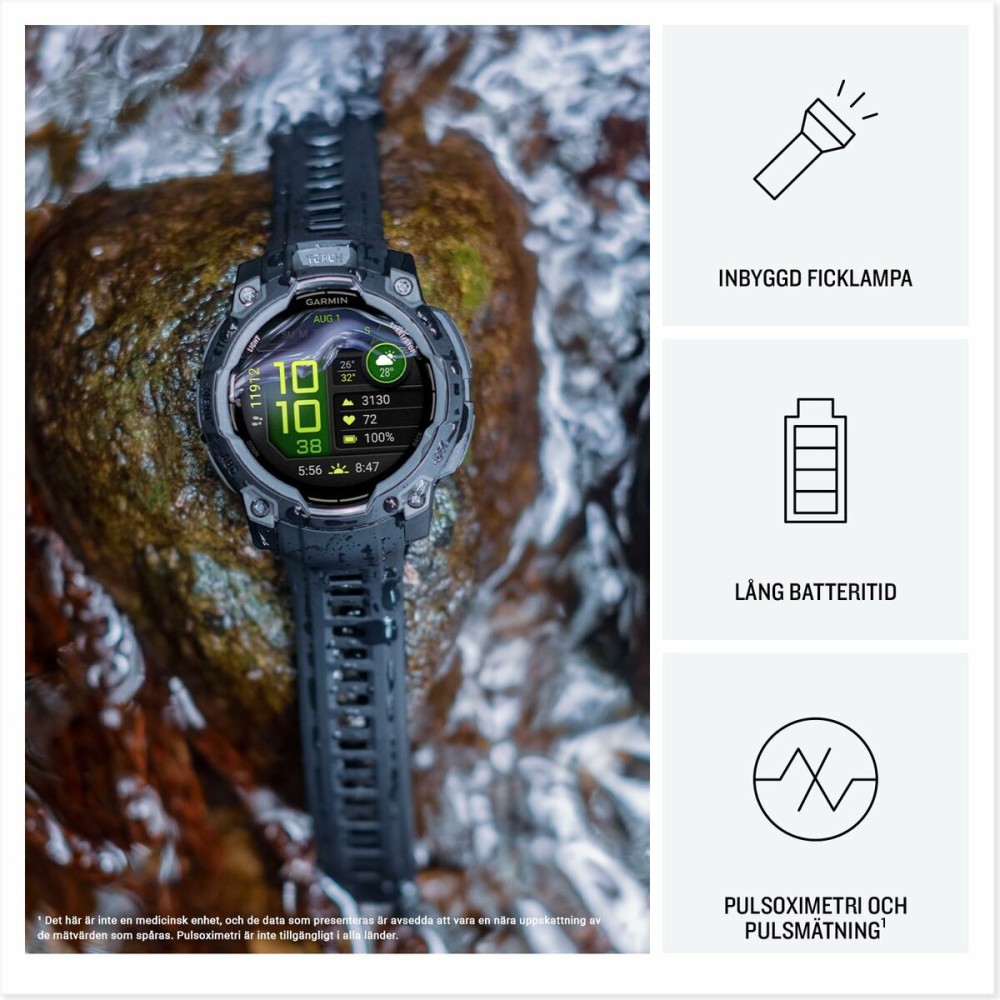 Smartwatch GARMIN 010-02936-00 Black 1,2" 45 mm