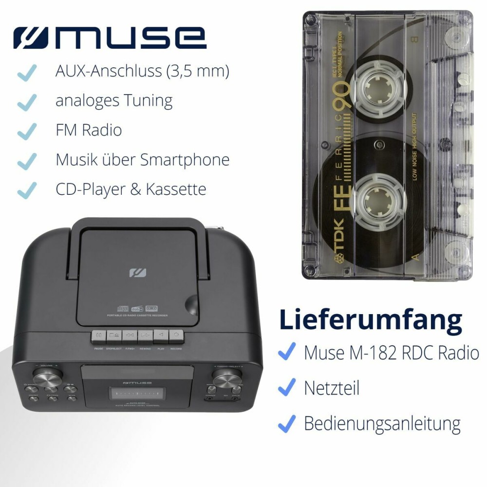 Radio cassette Muse M-182 RDC