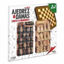 Parchís, Chess and Checkers Board Cayro Wood Plastic