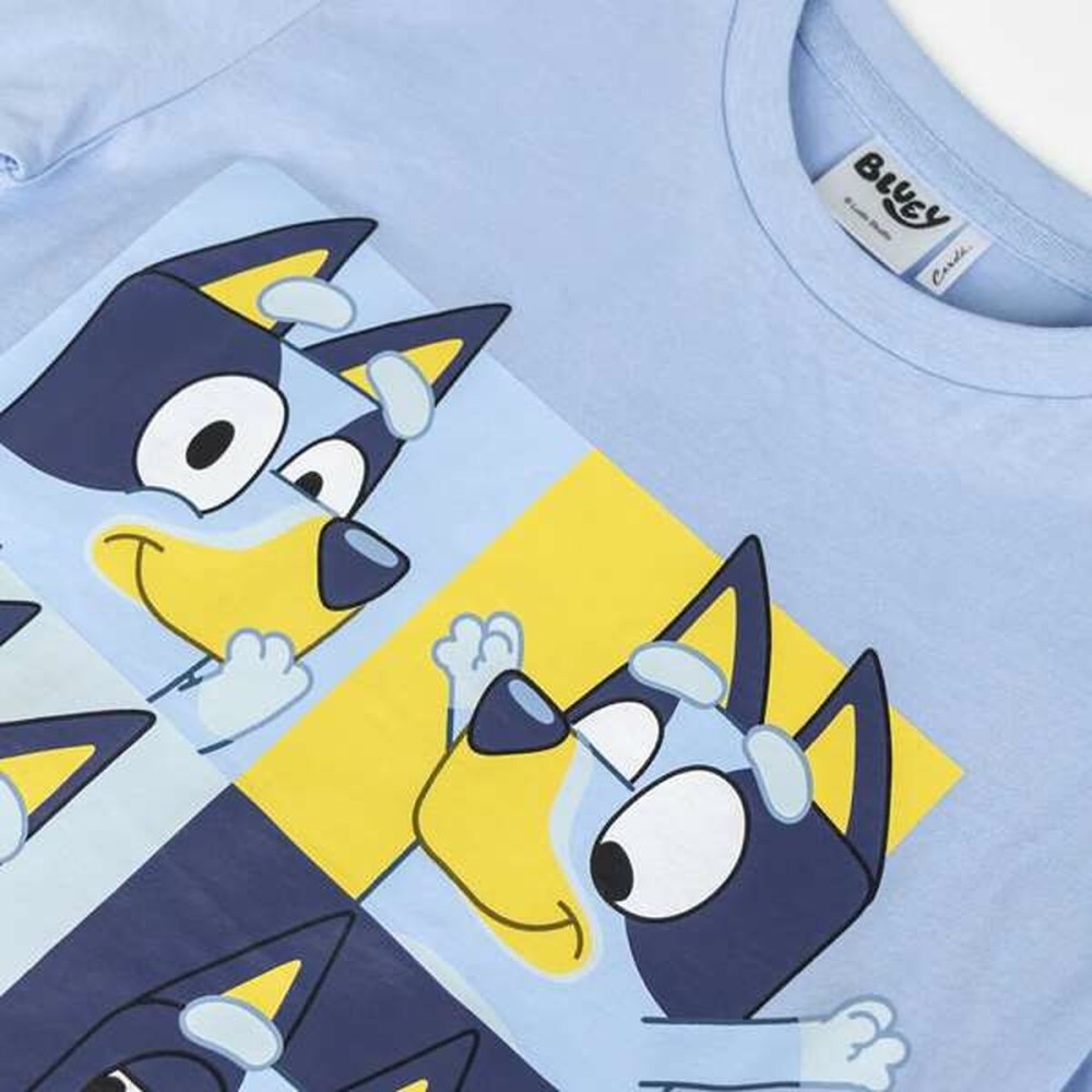 Kurzarm-T-Shirt für Kinder Bluey Hellblau 3 Jahre