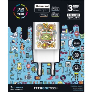 Wandladegerät Tech One Tech TEC2503 Weiß
