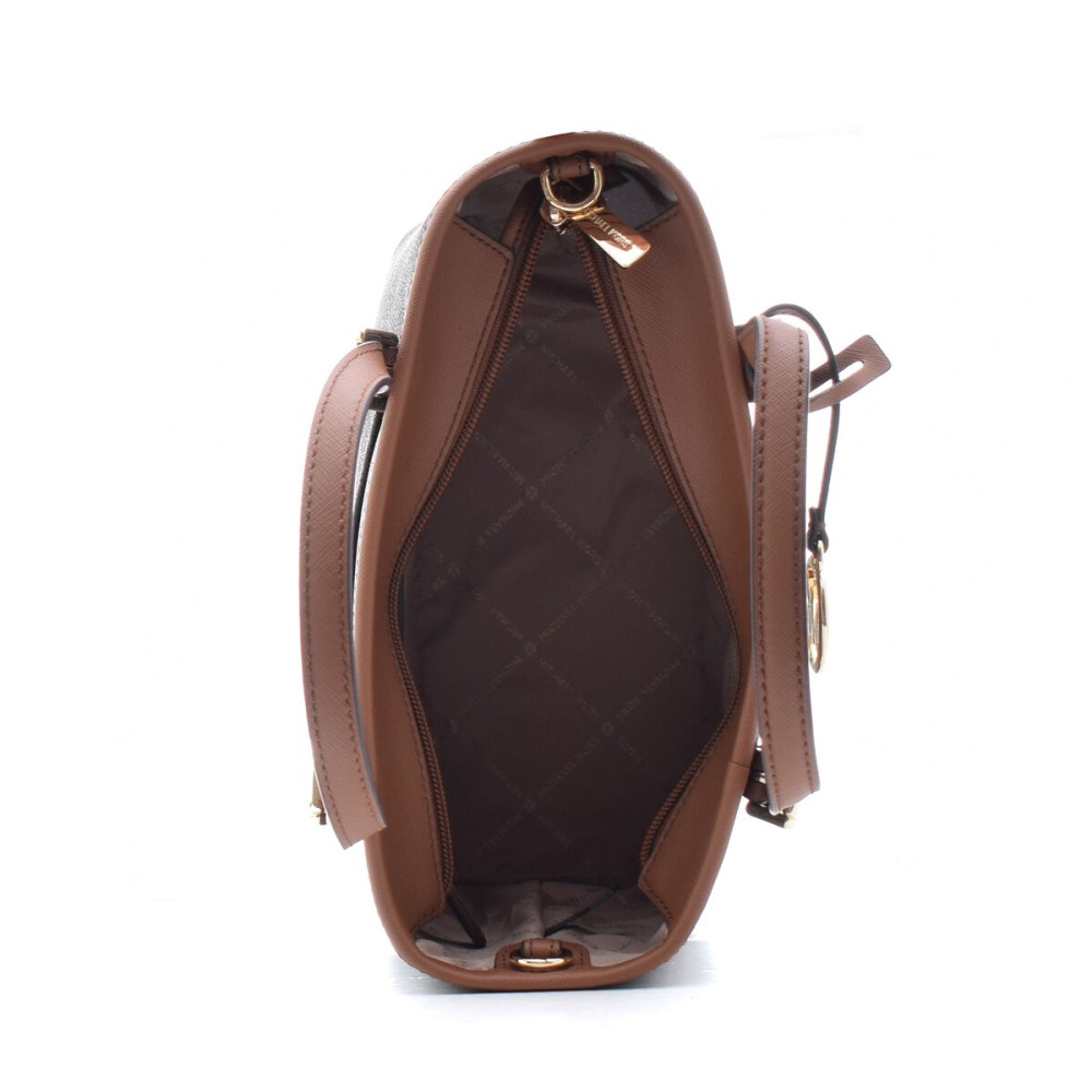 Damen Handtasche Michael Kors 35T9GTVT0B-BROWN Braun 22 x 18 x 10 cm