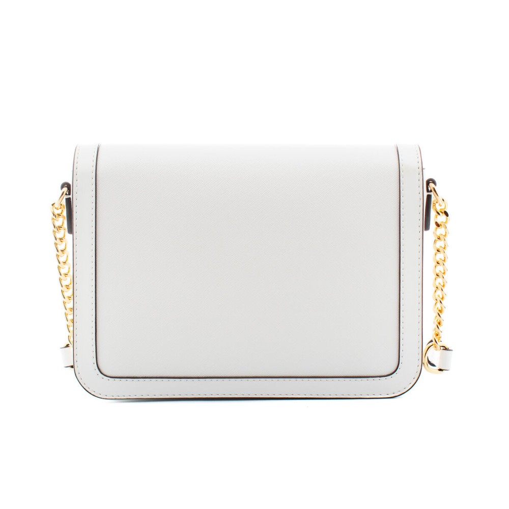 Shoulder Bag Michael Kors Leida White 23 x 16 x 7 cm