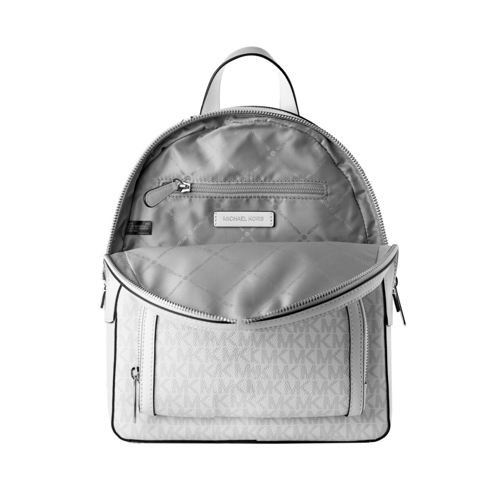 Lässiger Rucksack Michael Kors 35H3S8TB6V-OPTIC-WHITE Weiß 28 x 23 x 10 cm