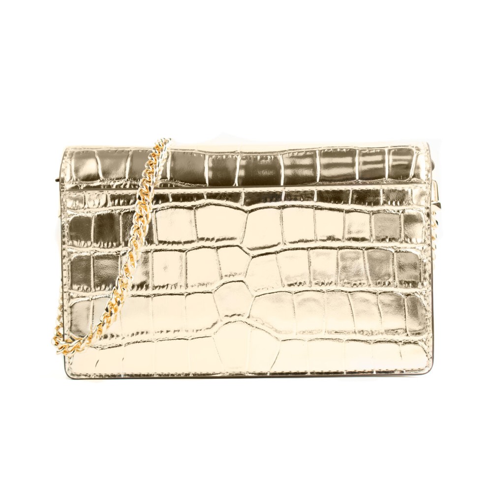 Sac à Bandoulière Michael Kors 32F4GJ6C8K-PALE-GOLD Doré 22 x 14 x 6 cm