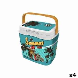 Tragbarer Kühlschrank Aquapro Summer Time Bunt 15 L (4 Stück)
