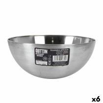 Saladier Quttin Argenté Ø 29,5 cm Acier (6 Unités)