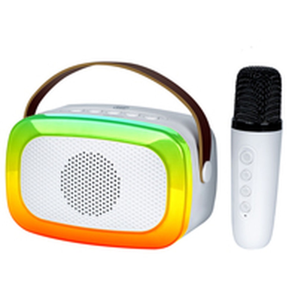 Enceinte avec Microphone Karaoké Trevi Trevi XR 8A01 MINI PARTY Blanc