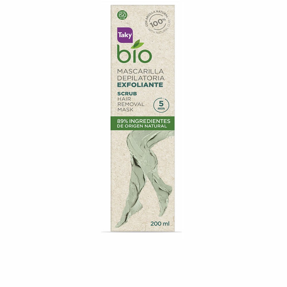 Körper Enthaarungswachs Taky Bio Natural 0% Scrub 200 ml