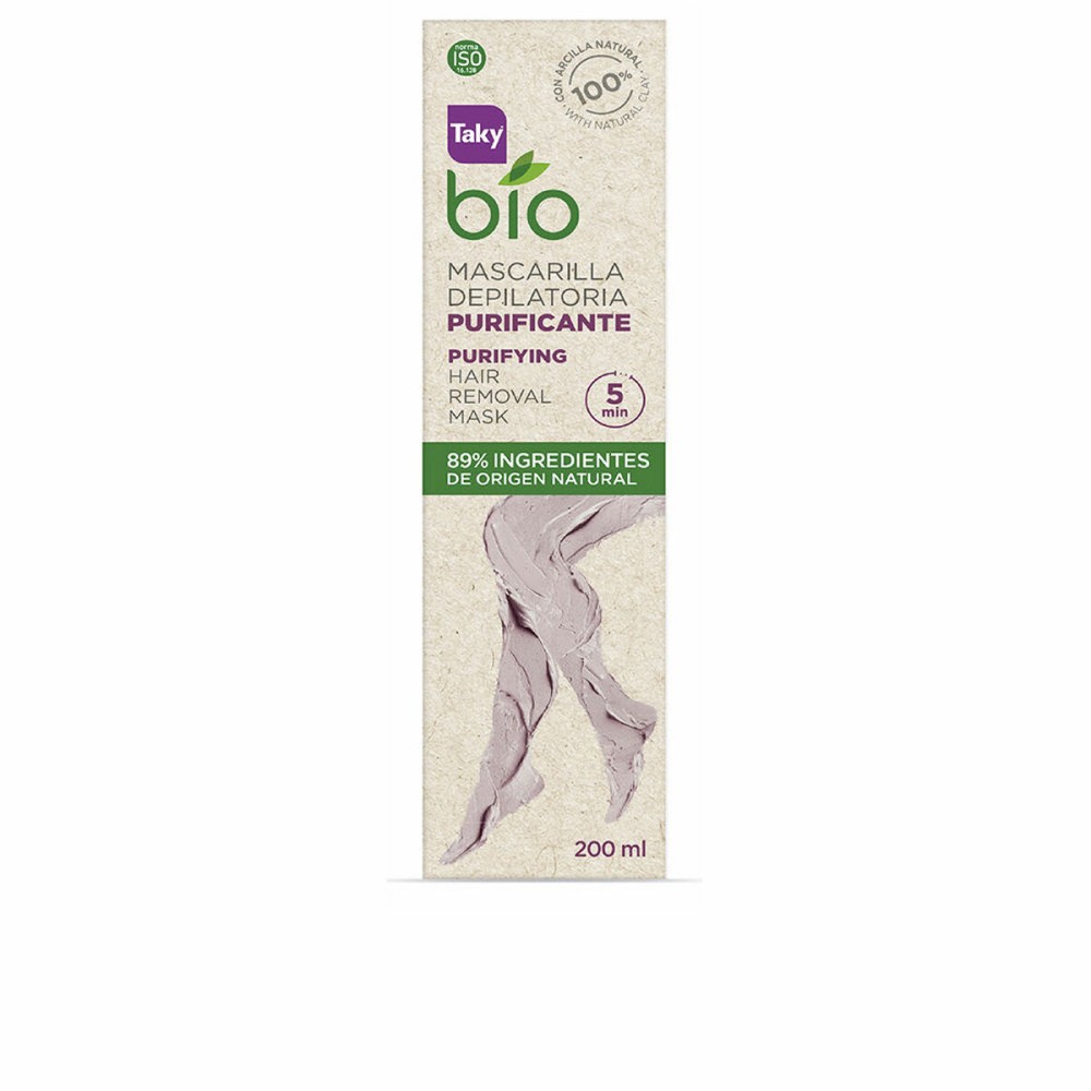 Körper Enthaarungswachs Taky Bio Natural 0% Purifying 200 ml