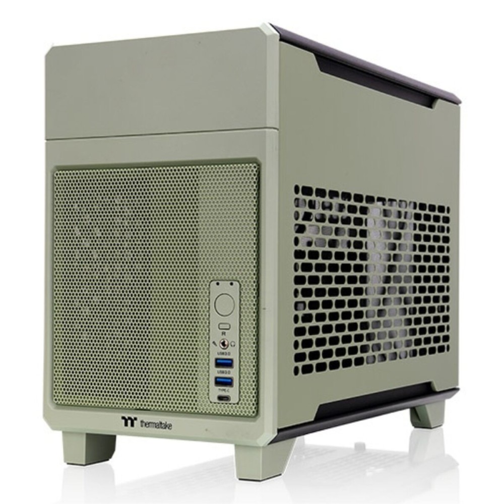 Boîtier ATX semi-tour THERMALTAKE TR100 Mini Tower Verde Vert