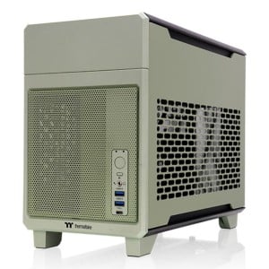 ATX Semi-Tower Gehäuse THERMALTAKE TR100 Mini Tower Verde grün