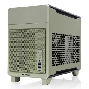 Boîtier ATX semi-tour THERMALTAKE TR100 Mini Tower Verde Vert