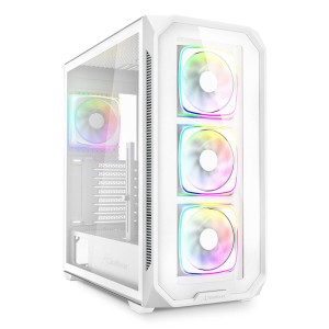 Boîtier ATX semi-tour Sharkoon AK5G RGB Blanc