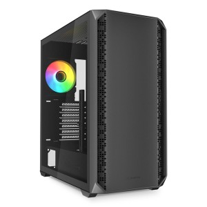 Boîtier ATX semi-tour Sharkoon AK2 RGB Noir