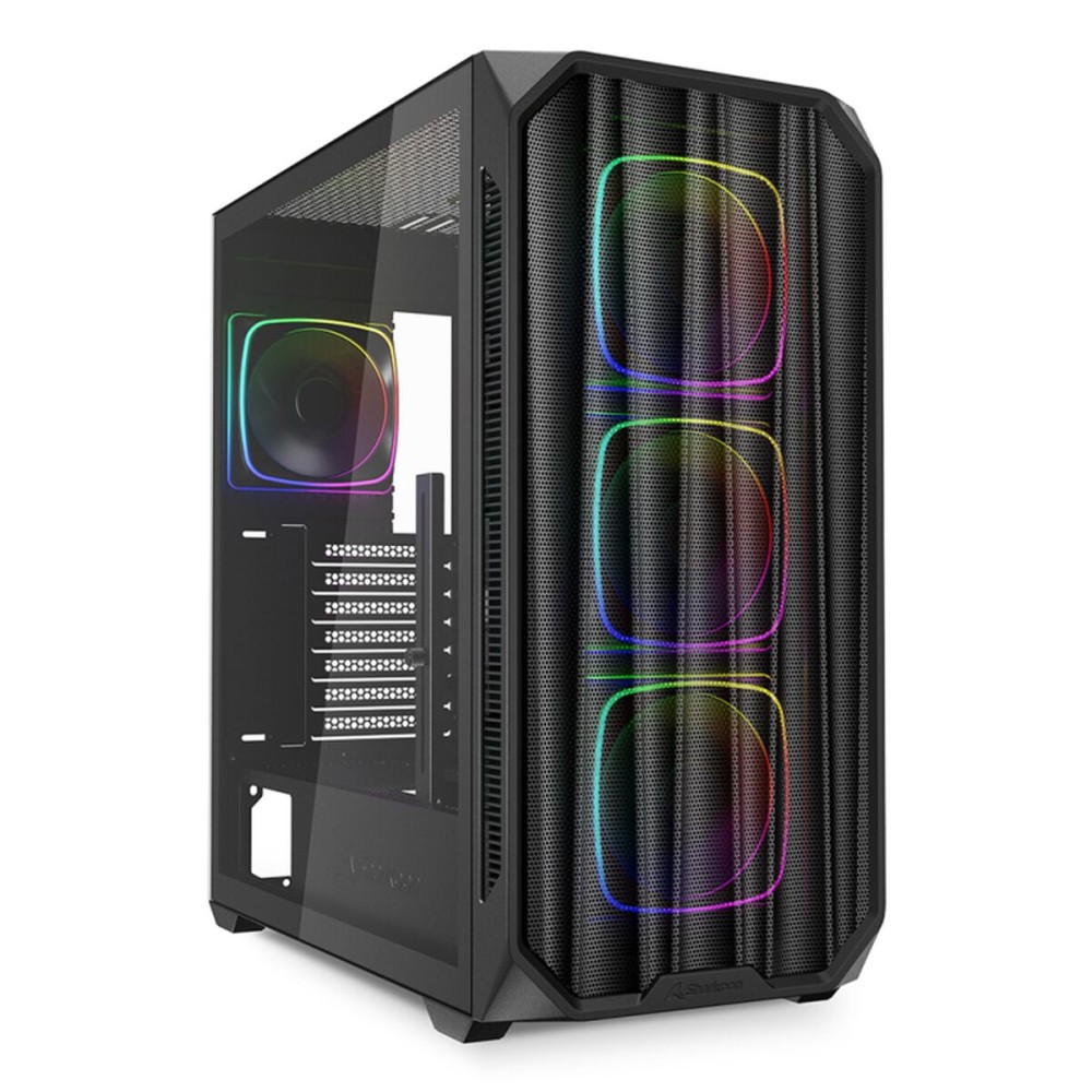 Boîtier ATX semi-tour Sharkoon AK5M RGB Noir