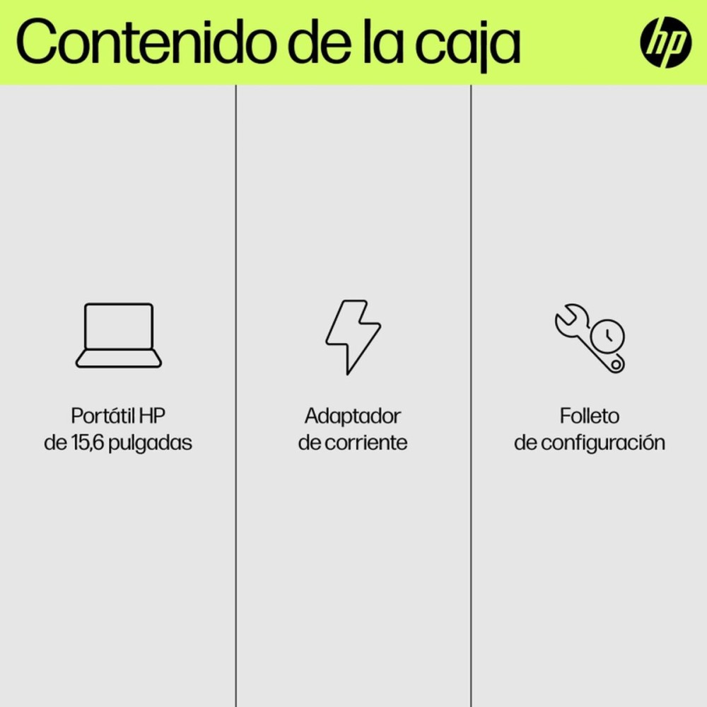 Ordinateur Portable HP 15-fd0035ns 15" 8 GB RAM 256 GB Intel Core i3 N305