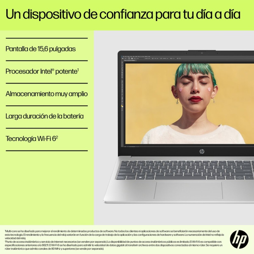 Ordinateur Portable HP 15-fd0035ns 15" 8 GB RAM 256 GB Intel Core i3 N305