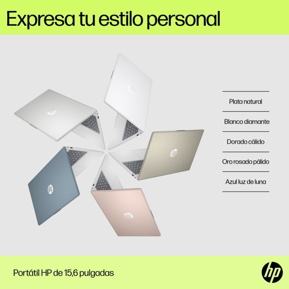 Ordinateur Portable HP 15-fd0035ns 15" 8 GB RAM 256 GB Intel Core i3 N305