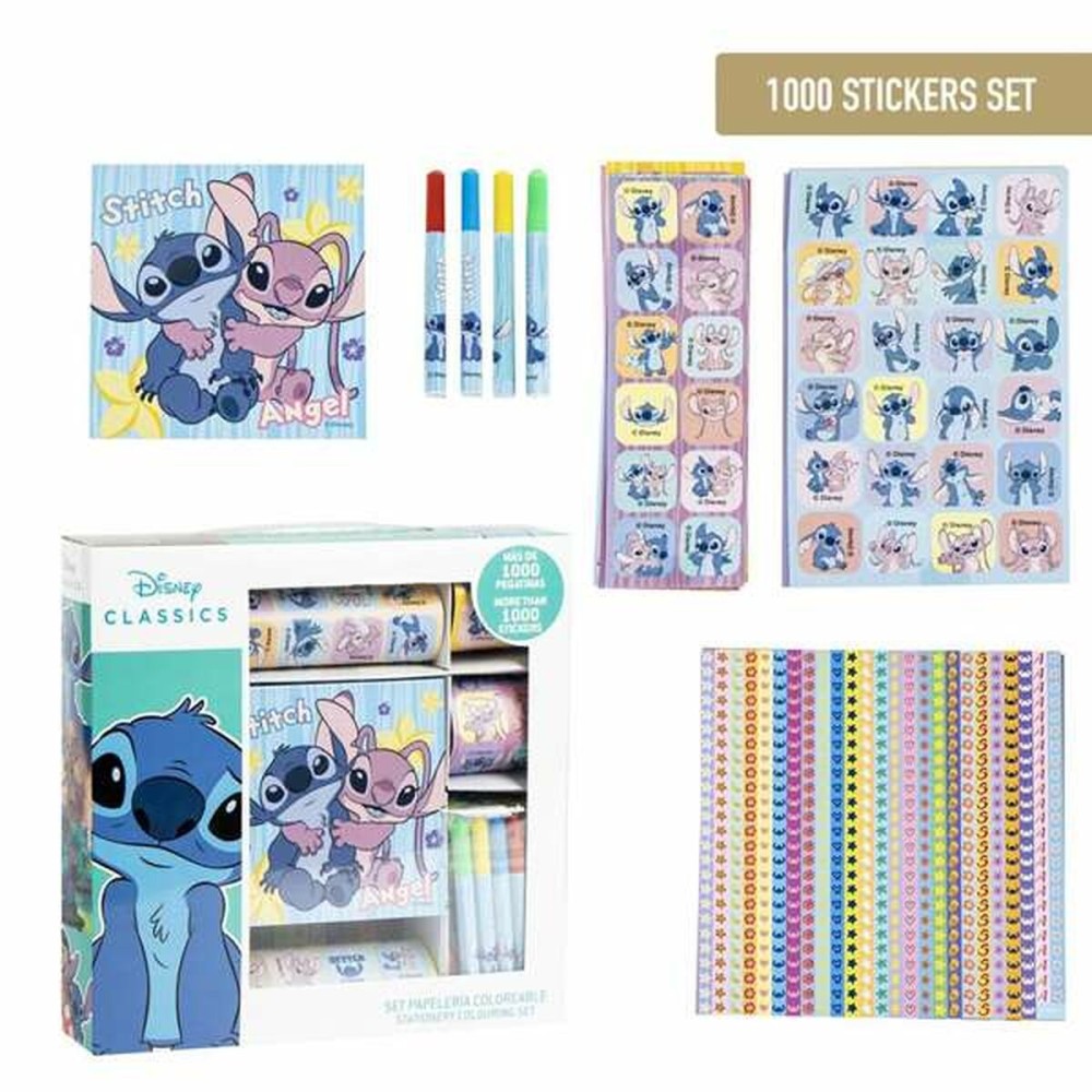 Lot d'autocollants Stitch