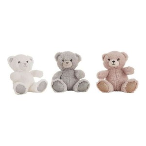 Jouet Peluche Blanc Gris Rose Acrylique 22 cm