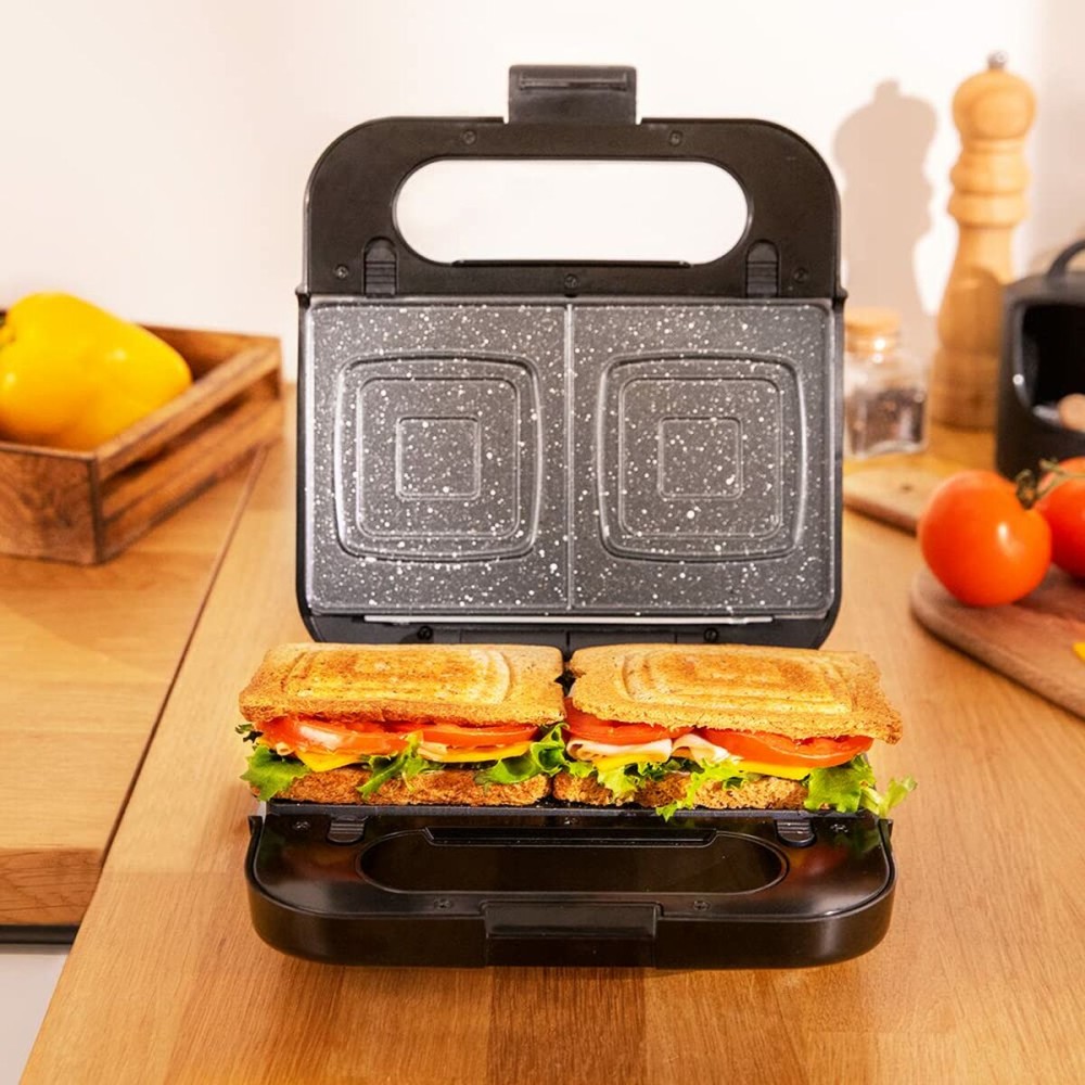 Machine à sandwich Cecotec 04309 1000 W Noir 2 Unités