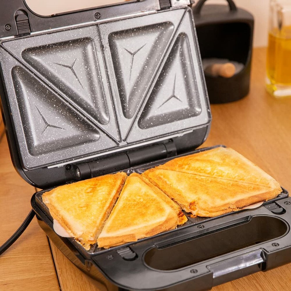 Machine à sandwich Cecotec 04309 1000 W Noir 2 Unités