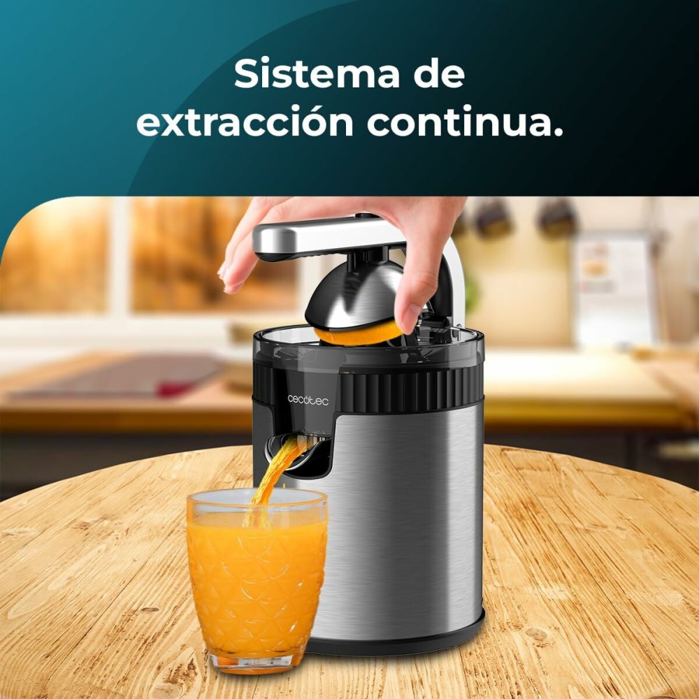 Centrifugeuse électrique Cecotec Xqueeze RetroJuice 600 600 W Acier