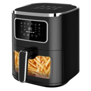Heißluftfritteuse Silver Dublin IP501AP Schwarz Stahl 1450 W 5 L