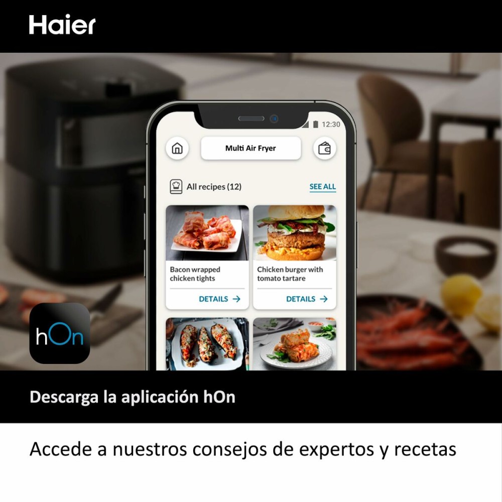 Air Fryer Cecotec HAF5TWA 011 Black 2000 W 6,5 L