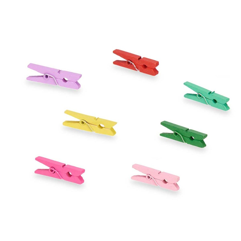 Pinces de serrage Pincello 396 Multicouleur Bois Petit (24 Unités)