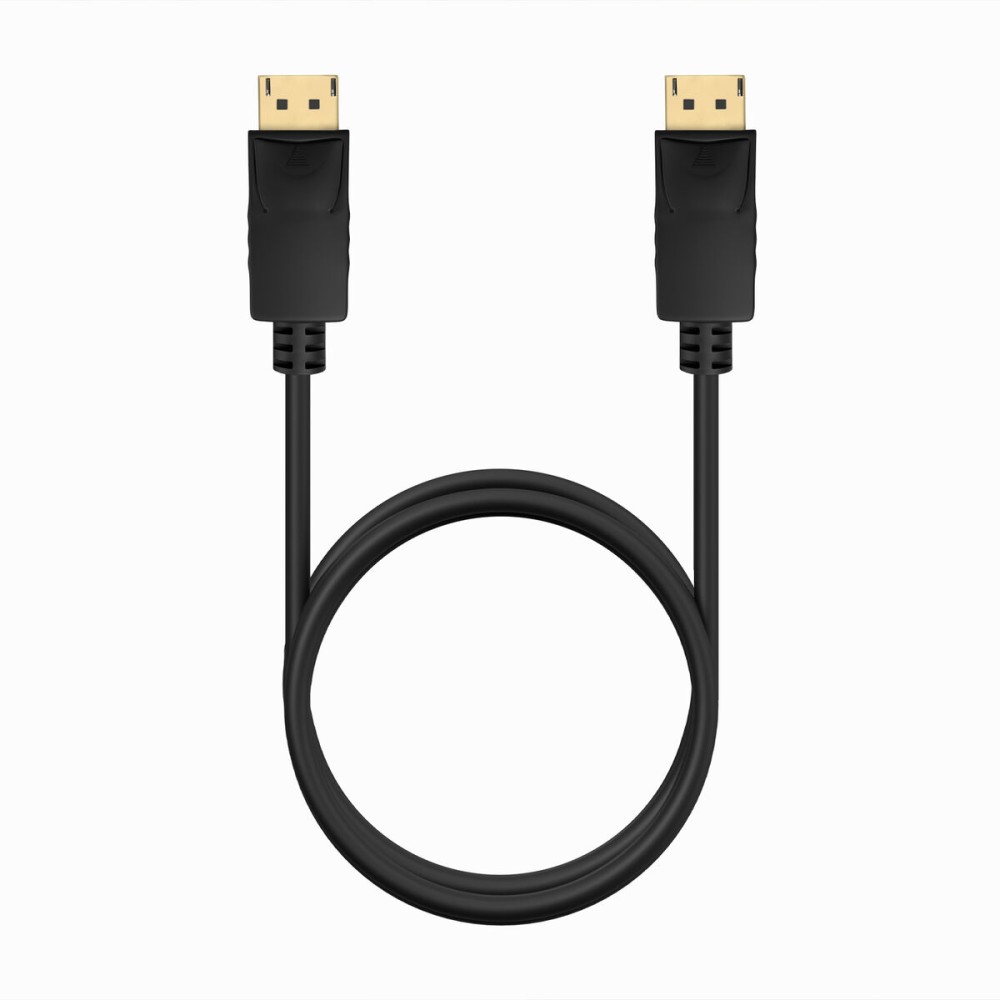DisplayPort Cable Aisens A124-0738 Black 1 m 4K Ultra HD