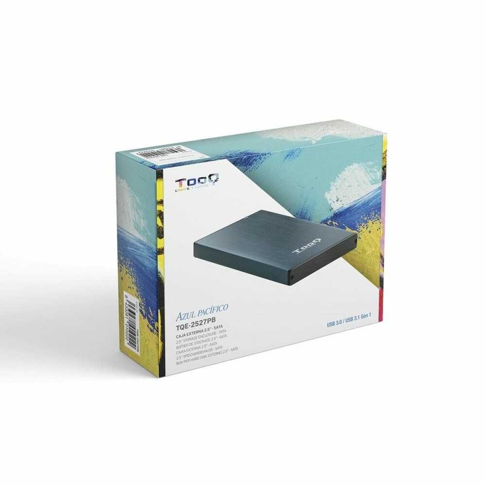 Boîtier Externe TooQ TQE-2527PB Bleu 2,5"