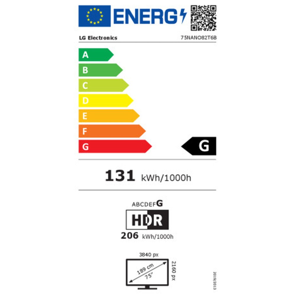 TV intelligente LG 75NANO82T6B.AEU 4K Ultra HD 75" HDR D-LED NanoCell