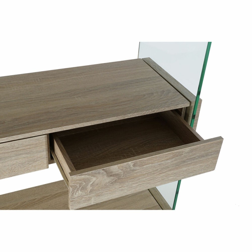 Regal DKD Home Decor 90 x 35 x 180 cm Kristall natürlich Holz Durchsichtig Holz MDF