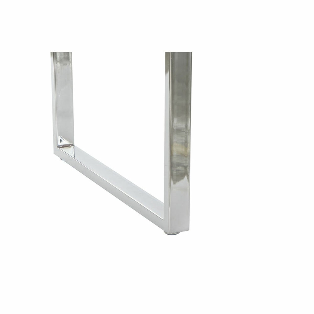 Schreibtisch DKD Home Decor Weiß Silberfarben Metall Holz MDF 120 x 55 x 76 cm