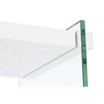 Regal DKD Home Decor Weiß Durchsichtig Kristall Holz MDF 90 x 35 x 180 cm (1)