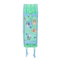 Dreifaches Mehrzweck-Etui Bluey Sisters grün Wasser 12,5 x 19,5 x 5,5 cm 37 Stücke