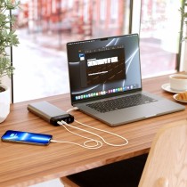 Laptop-Akku Hyper HJ245B Silberfarben