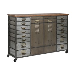 Chest of drawers Home ESPRIT Metal Fir Vintage 123 x 34 x 83,5 cm